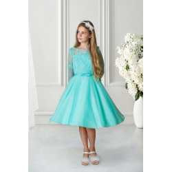 Aqua Confirmation Dress Style Ko20109