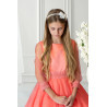 Salmon Confirmation Dress Style Ko24188