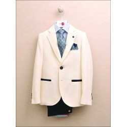 One Varones Ivory First Holy Communion/Special Occasion Jacket Style 10-04088 05