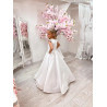 White First Holy Communion Dress Style COM012