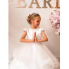 White First Holy Communion Dress Style COM035