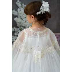 White First Holy Communion Cape Style CAP03