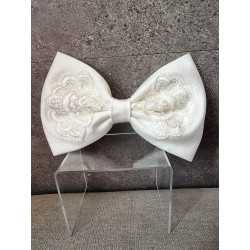 IVORY FIRST HOLY COMMUNION BOW STYLE PL28