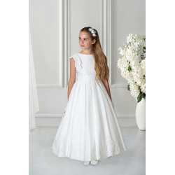 Handmade White First Holy Communion Dress Style MILUZA