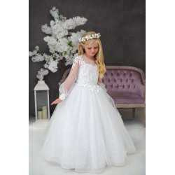 Handmade White First Holy Communion Dress Style HUBERTA MCH