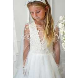 Handmade Ivory First Holy Communion Dress Style ARIA MCH