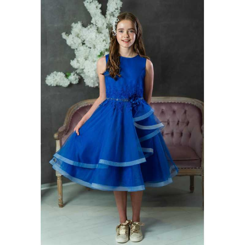 Peacock Confirmation Dress Style Ko25322