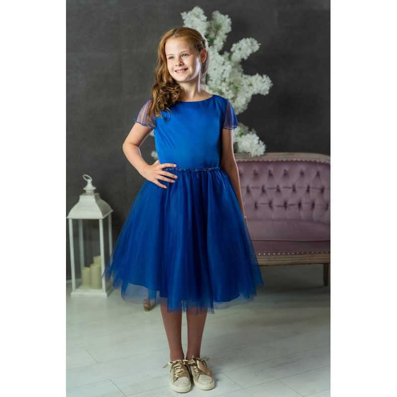 Peacock Confirmation Dress Style Ko24190