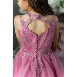 Riv Pink Confirmation Dress Style Ko25306