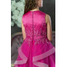 Magenta Confirmation Dress Style Ko25326