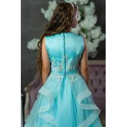 Ocean Blue Confirmation Dress Style Ko25326