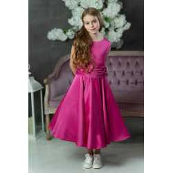 Magenta Confirmation Dress Style Ko25324