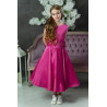 Magenta Confirmation Dress Style Ko25324