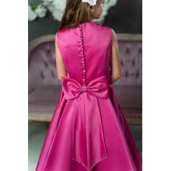 Magenta Confirmation Dress Style Ko25324