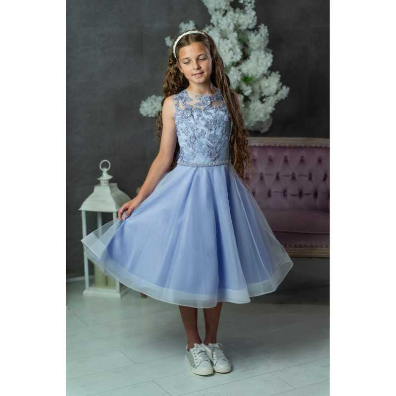 Lilac Confirmation Dress Style Ko25318