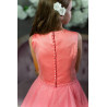 Coral Confirmation Dress Style Ko24184