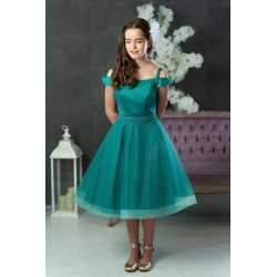 Teal Confirmation Dress Style Ko25308