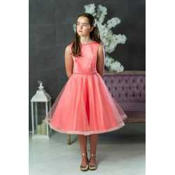 Coral Confirmation Dress Style Ko25304