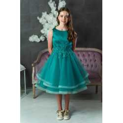 Teal Confirmation Dress Style Ko25316