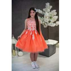 CORAL CONFIRMATION DRESS STYLE SHEILA MARY LC