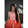 CORAL CONFIRMATION DRESS STYLE SHEILA MARY LC