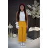 Amaya Mustard Yellow Confirmation Trousers 515053