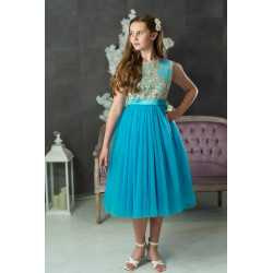 Aqua Confirmation Dress Style EF 26