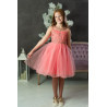 Coral Confirmation Dress Style LOLA