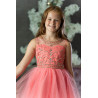 Coral Confirmation Dress Style LOLA