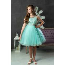 Aqua Confirmation Dress Style LOLA