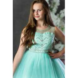 Aqua Confirmation Dress Style LOLA