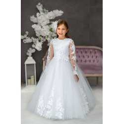 Handmade White First Holy Communion Dress Style ALLANA MCH