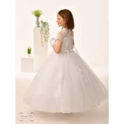 Sweetie Pie First Holy Communion White Dress Style 5009