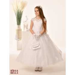 Sweetie Pie First Holy Communion White Dress Style RB667