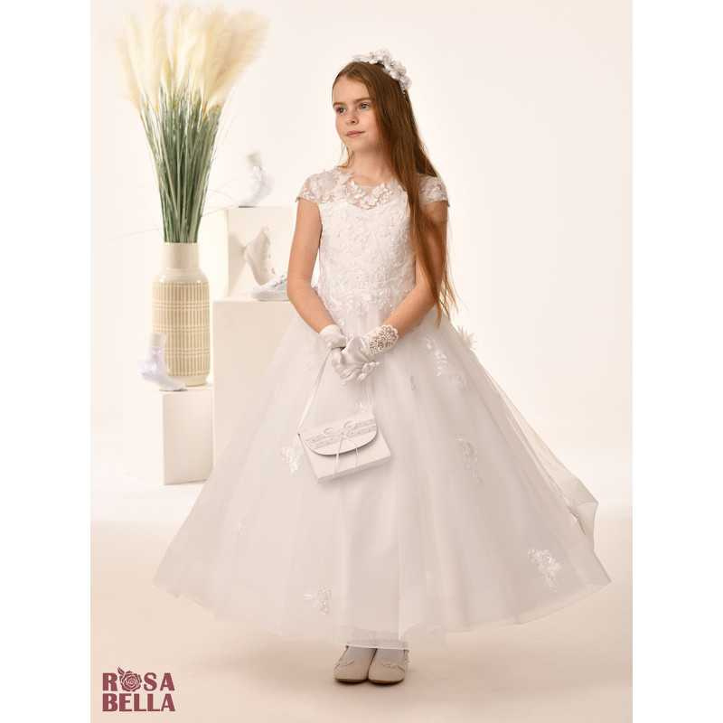 Sweetie Pie First Holy Communion White Dress Style RB667