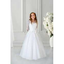 Handmade White First Holy Communion Dress Style AUGUST MCH