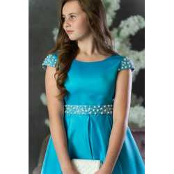 Blue Confirmation Dress Style EF 07