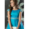 Blue Confirmation Dress Style EF 07