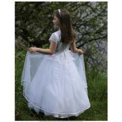 White First Holy Communion Dress Style HARMONY