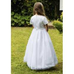 White First Holy Communion Dress Style POSY