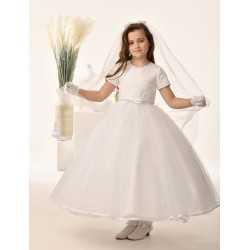 Sweetie Pie First Holy Communion White Dress Style RB662