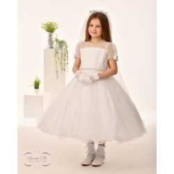 Sweetie Pie First Holy Communion White Dress Style 5006