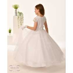 Sweetie Pie First Holy Communion White Dress Style 5012