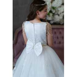 Sweetie Pie First Holy Communion White Dress Style 5008