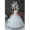 HANDMADE WHITE FIRST HOLY COMMUNION DRESS T-268