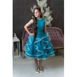 Turkish Blue Confirmation Dress Style Ko25310