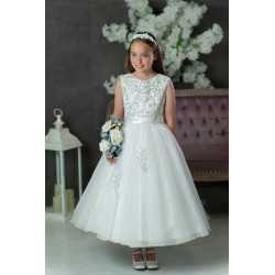 White First Holy Communion Dress Style 2314