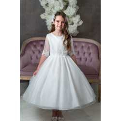 Sweetie Pie First Holy Communion White Dress Style SR726