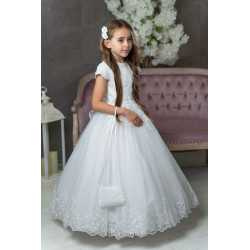 Sweetie Pie First Holy Communion White Dress Style RB657