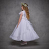 White First Holy Communion Dress Style Ko25810